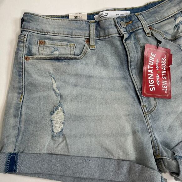 LEVI'S Jeans Mom Shorts Size 11 /30 - Picture 5 of 8